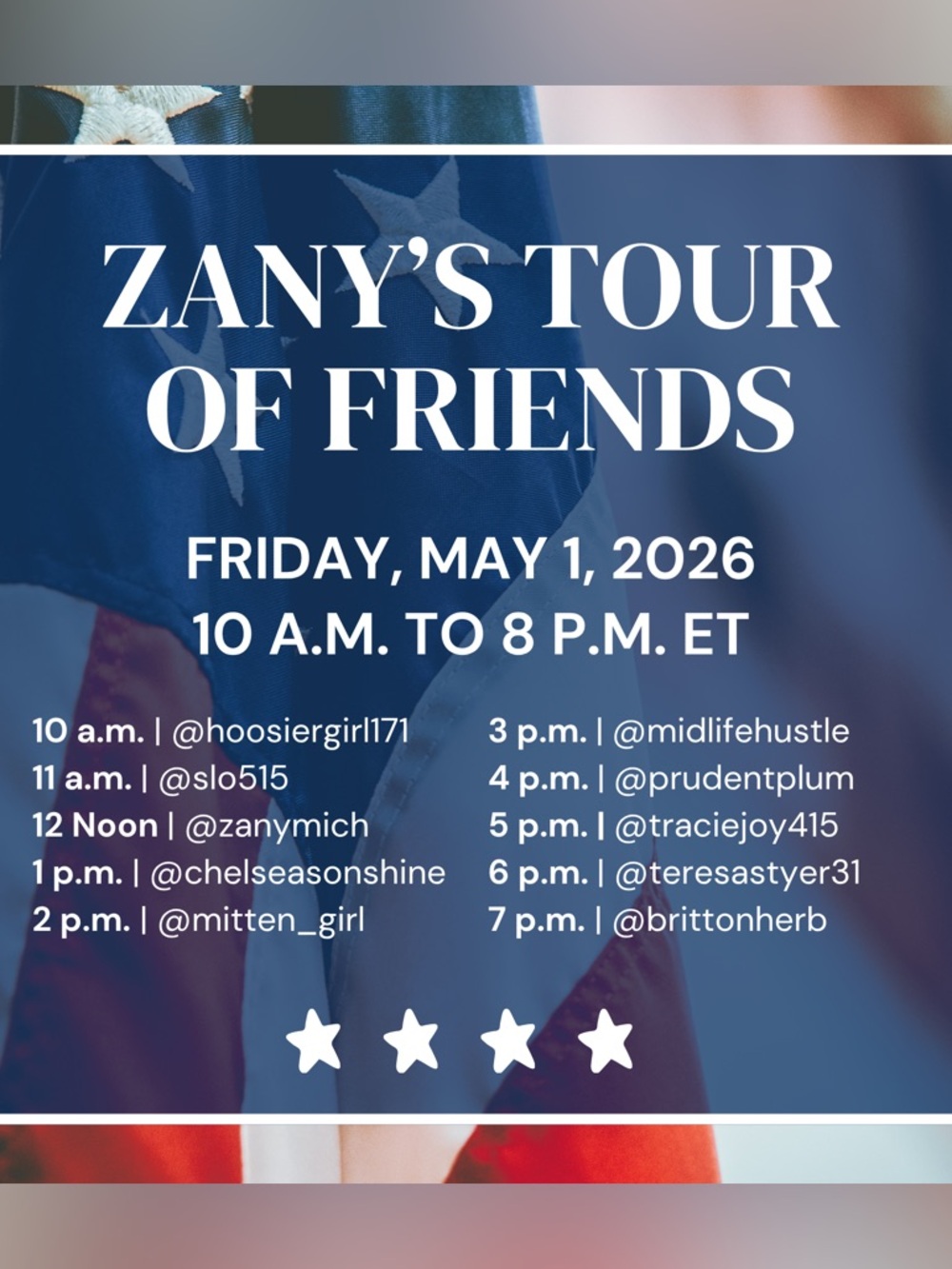 5/1/26 Tour of Friends - Picture 2 of 3